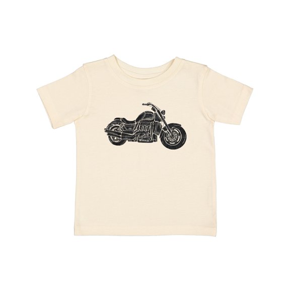 Inktastic Distressed Motorcycle Boys or Girls Baby T-Shirt