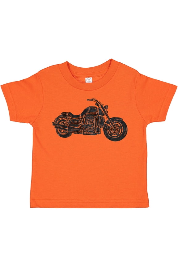 Distressed Motorcycle Boys or Girls Toddler T-Shirt
