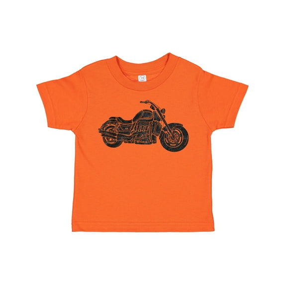 Inktastic Distressed Motorcycle Boys or Girls Toddler T-Shirt