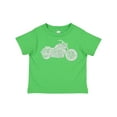 thumbnail image 1 of Inktastic Distressed Motorcycle Boys or Girls Toddler T-Shirt, 1 of 5