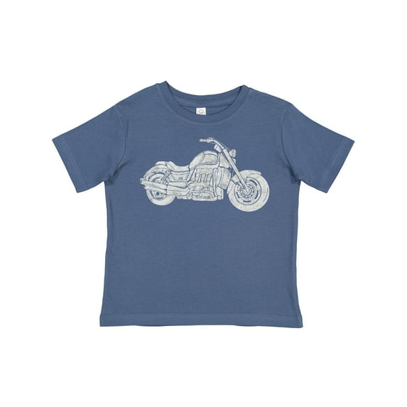 Inktastic Distressed Motorcycle Boys or Girls Toddler T-Shirt