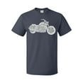 thumbnail image 1 of Inktastic Distressed Motorcycle T-Shirt, 1 of 5