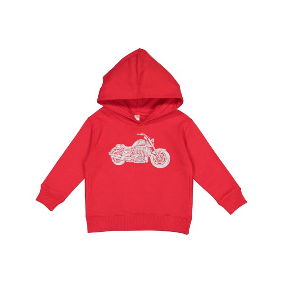 Inktastic Distressed Motorcycle Toddler Hoodie