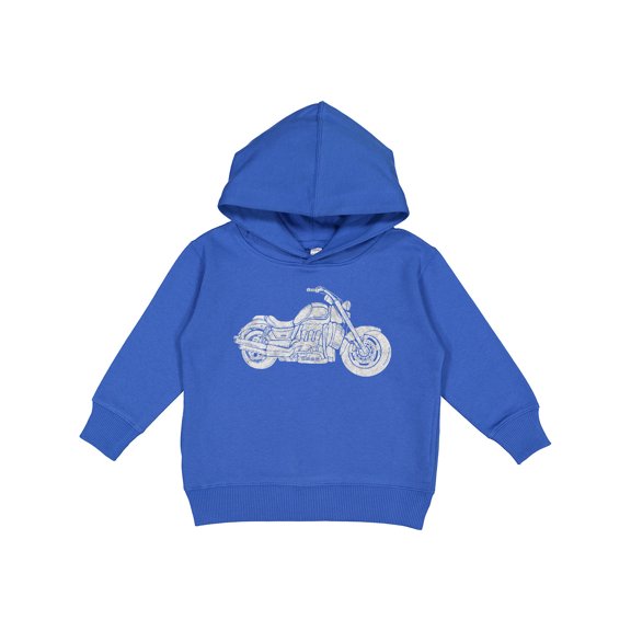 Inktastic Distressed Motorcycle Toddler Hoodie