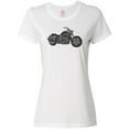 thumbnail image 1 of Inktastic Distressed Motorcycle Women's T-Shirt, 1 of 5