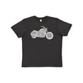 thumbnail image 1 of Inktastic Distressed Motorcycle Youth T-Shirt, 1 of 5