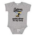 thumbnail image 1 of Inktastic Diving Future Scuba Diver Like Daddy Boys Baby Bodysuit, 1 of 5