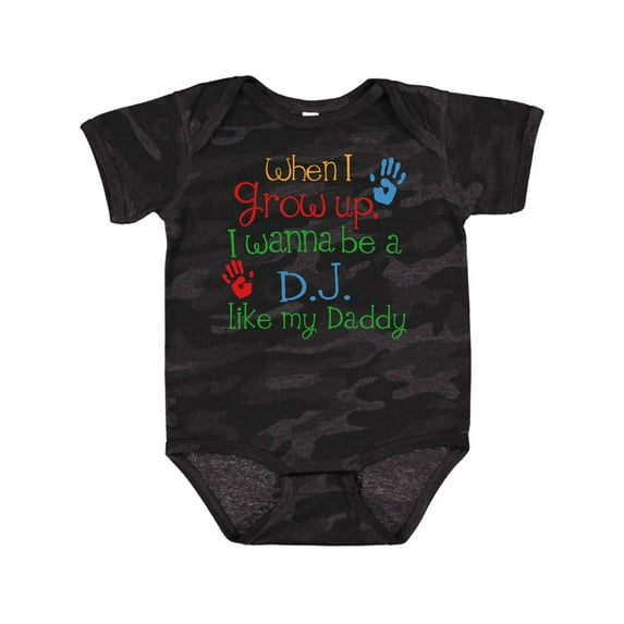 Inktastic DJ Like Daddy Boys or Girls Baby Bodysuit