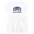 thumbnail image 1 of Inktastic Do Not Squash Cute Jumping Spider Girls Toddler Dress, 1 of 5