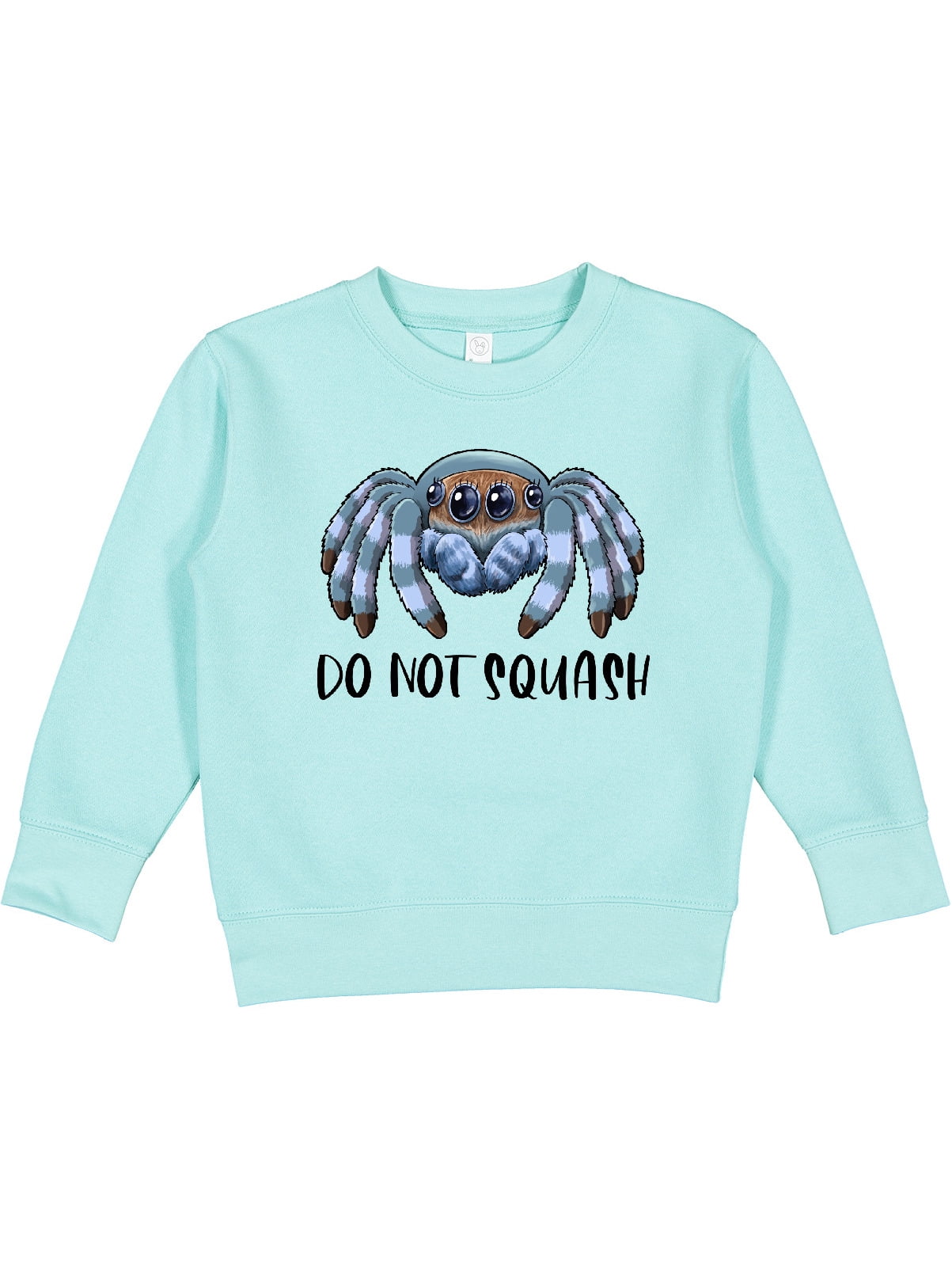 Inktastic Do Not Squash Cute Jumping Spider Toddler Sweatshirt