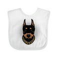 thumbnail image 1 of Inktastic Doberman Dog Boys or Girls Baby Bib, 1 of 4
