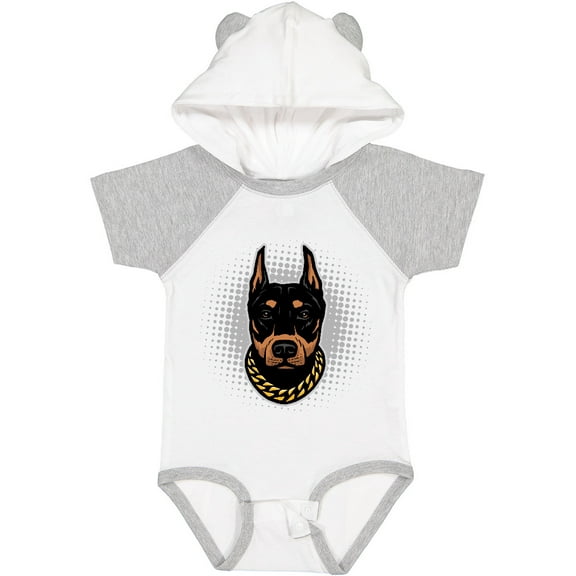 Inktastic Doberman Dog Boys or Girls Baby Bodysuit