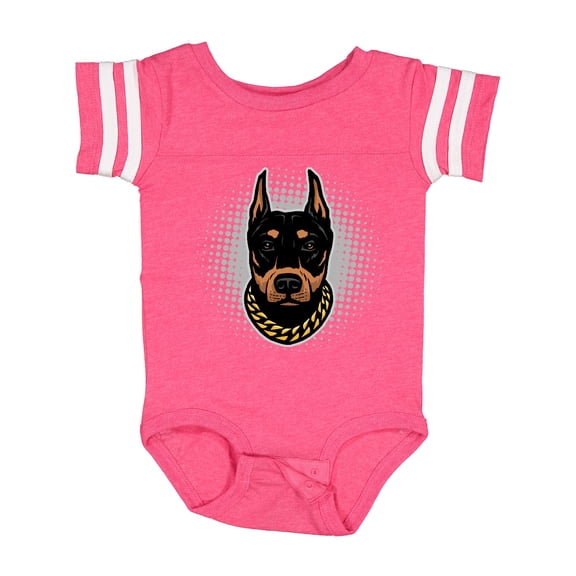 Inktastic Doberman Dog Boys or Girls Baby Bodysuit