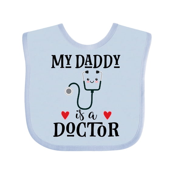 Inktastic Doctor Daddy Physician Baby Gift Boys or Girls Baby Bib