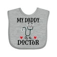 thumbnail image 1 of Inktastic Doctor Daddy Physician Baby Gift Boys or Girls Baby Bib, 1 of 4