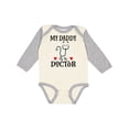 thumbnail image 1 of Inktastic Doctor Daddy Physician Baby Gift Boys or Girls Long Sleeve Baby Bodysuit, 1 of 5