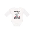 thumbnail image 1 of Inktastic Doctor Daddy Physician Baby Gift Boys or Girls Long Sleeve Baby Bodysuit, 1 of 5