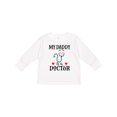 thumbnail image 1 of Inktastic Doctor Daddy Physician Baby Gift Boys or Girls Long Sleeve Toddler T-Shirt, 1 of 5