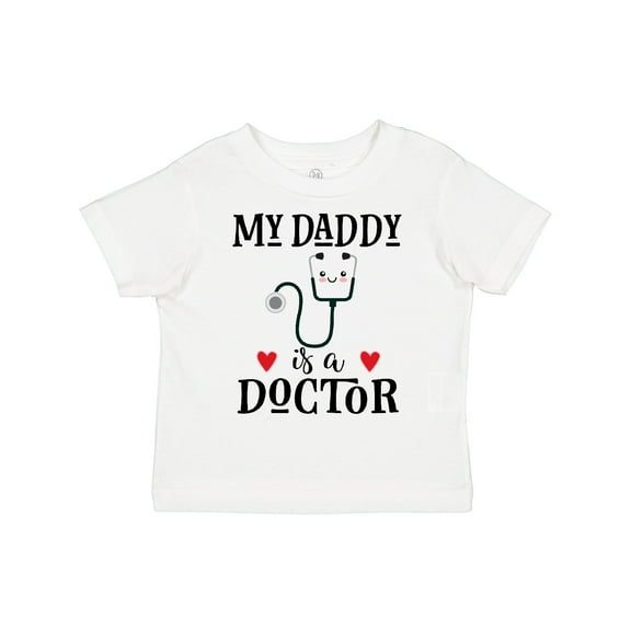 Inktastic Doctor Daddy Physician Baby Gift Boys or Girls Toddler T-Shirt