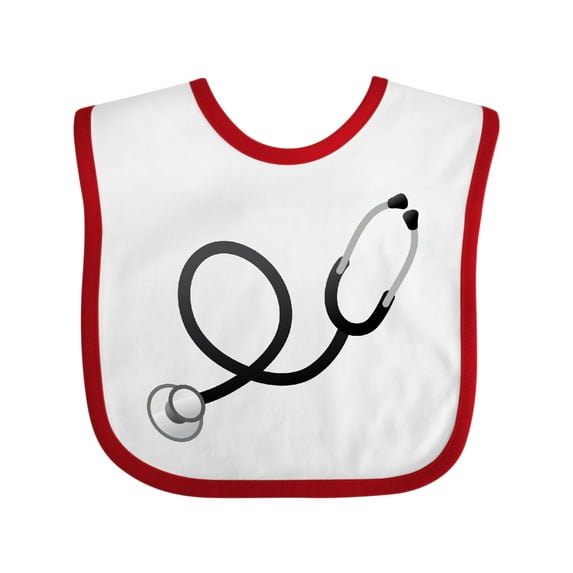 Inktastic Doctor Stethoscope Boys or Girls Baby Bib