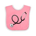 thumbnail image 1 of Inktastic Doctor Stethoscope Boys or Girls Baby Bib, 1 of 4