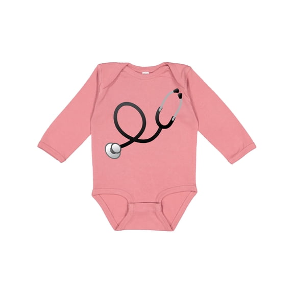 Inktastic Doctor Stethoscope Boys or Girls Long Sleeve Baby Bodysuit
