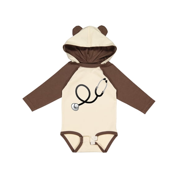 Inktastic Doctor Stethoscope Boys or Girls Long Sleeve Baby Bodysuit