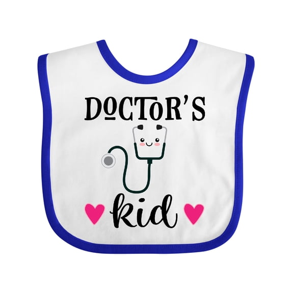 Inktastic Doctors Kid Physician Stethoscope Girls Baby Bib