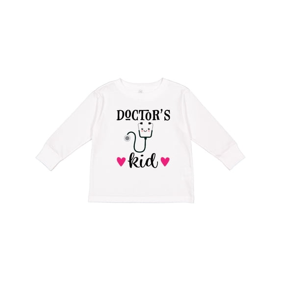 Inktastic Doctors Kid Physician Stethoscope Girls Long Sleeve Toddler T-Shirt