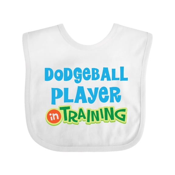 Inktastic Dodgeball player in training Boys or Girls Baby Bib