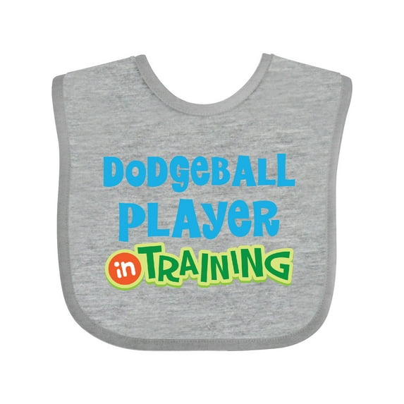 Inktastic Dodgeball player in training Boys or Girls Baby Bib