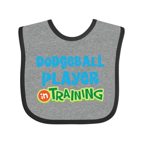 Inktastic Dodgeball player in training Boys or Girls Baby Bib