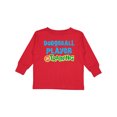 thumbnail image 1 of Inktastic Dodgeball player in training Boys or Girls Long Sleeve Toddler T-Shirt, 1 of 5
