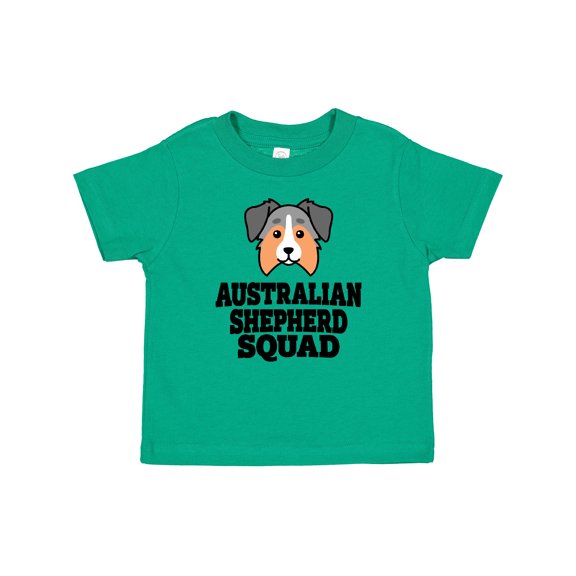 Inktastic Dog Australian Shepherd Squad Boys or Girls Baby T-Shirt