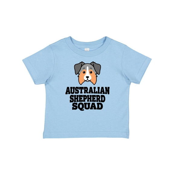 Inktastic Dog Australian Shepherd Squad Boys or Girls Baby T-Shirt