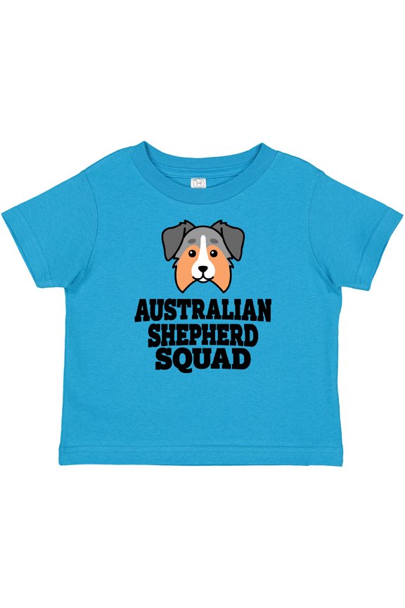 Dog Australian Shepherd Squad Boys or Girls Baby T-Shirt