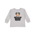 thumbnail image 1 of Inktastic Dog Australian Shepherd Squad Boys or Girls Long Sleeve Toddler T-Shirt, 1 of 5