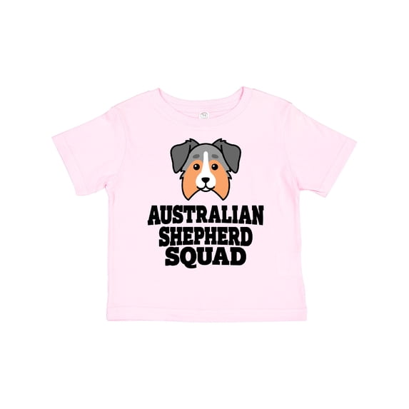 Inktastic Dog Australian Shepherd Squad Boys or Girls Toddler T-Shirt