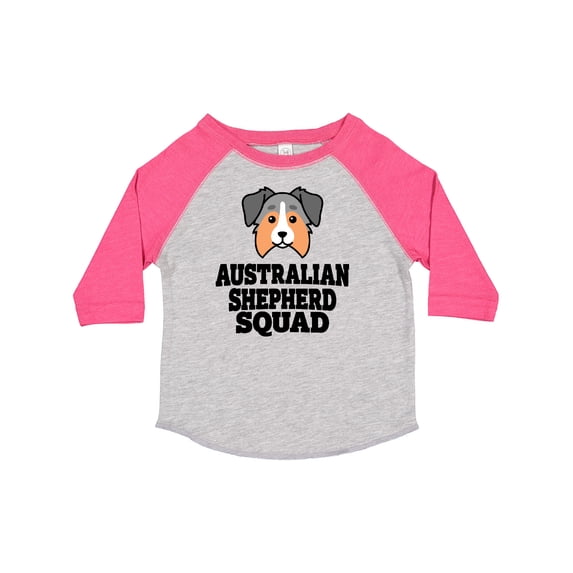 Inktastic Dog Australian Shepherd Squad Boys or Girls Toddler T-Shirt