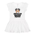 thumbnail image 1 of Inktastic Dog Australian Shepherd Squad Girls Toddler Dress, 1 of 5