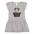 thumbnail image 1 of Inktastic Dog Australian Shepherd Squad Girls Toddler Dress, 1 of 5