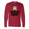 thumbnail image 1 of Inktastic Dog Australian Shepherd Squad Long Sleeve T-Shirt, 1 of 5
