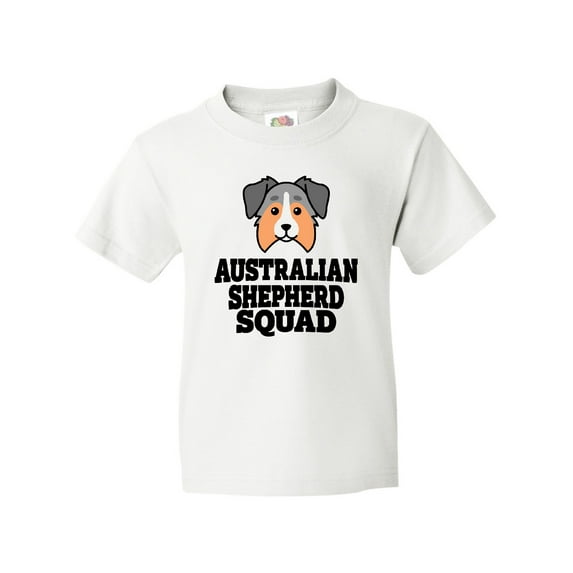 Inktastic Dog Australian Shepherd Squad Youth T-Shirt
