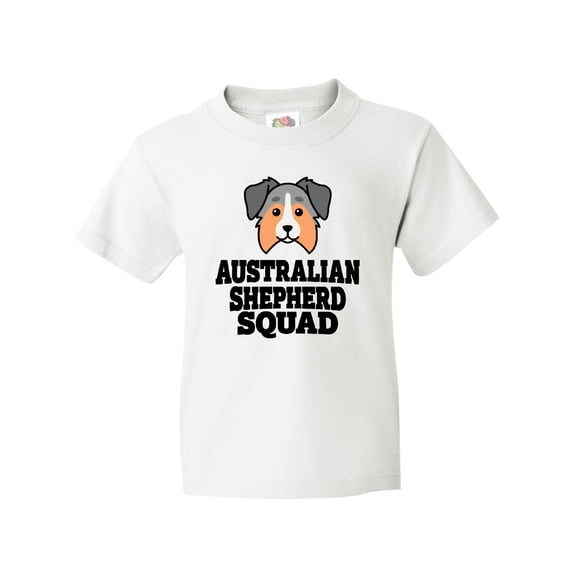 Inktastic Dog Australian Shepherd Squad Youth T-Shirt