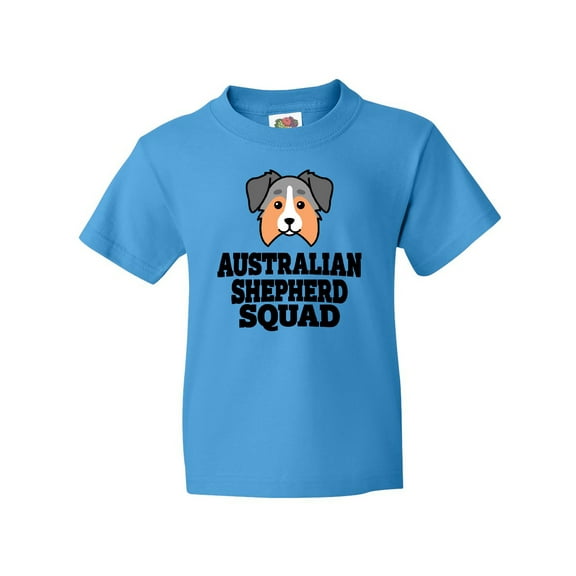 Inktastic Dog Australian Shepherd Squad Youth T-Shirt