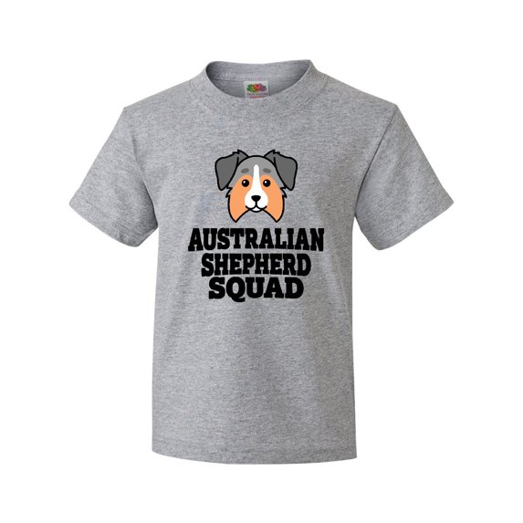 Inktastic Dog Australian Shepherd Squad Youth T-Shirt