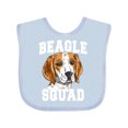 thumbnail image 1 of Inktastic Dog Beagle Squad Boys or Girls Baby Bib, 1 of 4
