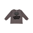 thumbnail image 1 of Inktastic Dog Black Labrador Squad Boys or Girls Long Sleeve Toddler T-Shirt, 1 of 5