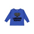 thumbnail image 1 of Inktastic Dog Black Labrador Squad Boys or Girls Long Sleeve Toddler T-Shirt, 1 of 5