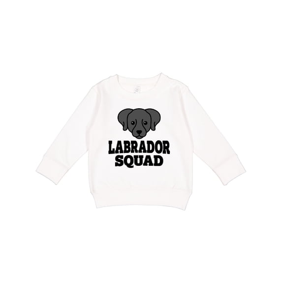Inktastic Dog Black Labrador Squad Toddler Sweatshirt